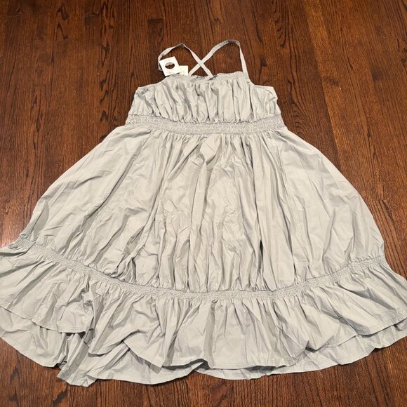 Daily Practice Tiered High-Low Midi Dress Mint SZ: X- Large - Picture 11 of 16